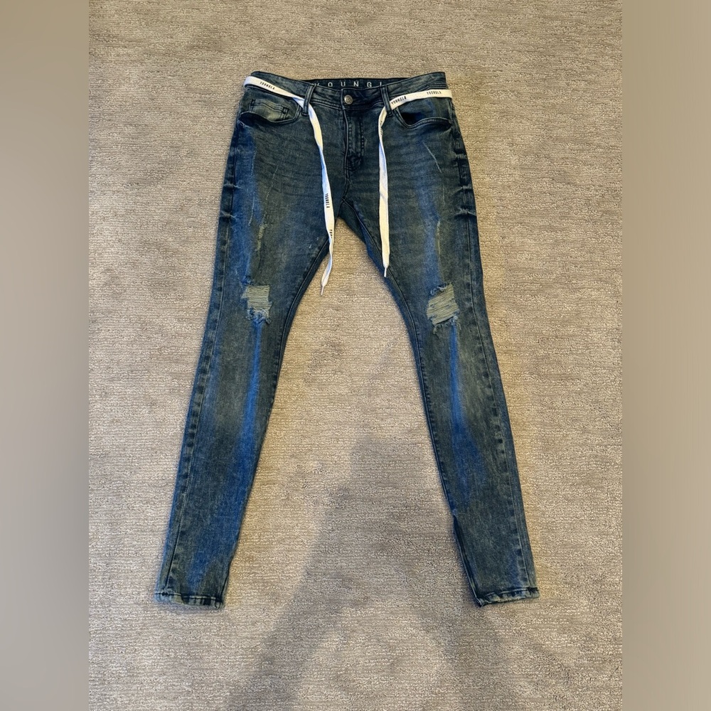 YoungLa ripped jeans
